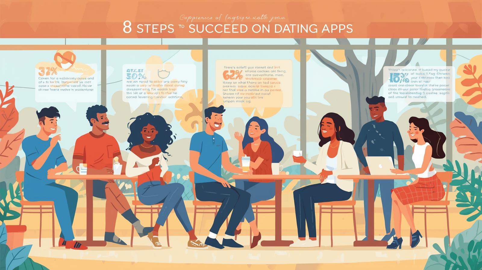 8 steps to avoid failure on dating apps